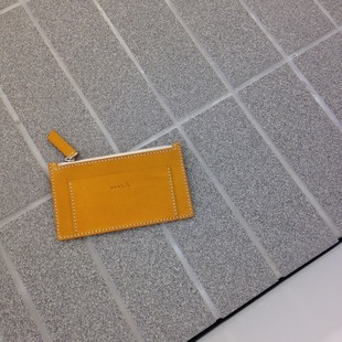 Zipper Cardcase / Yellow